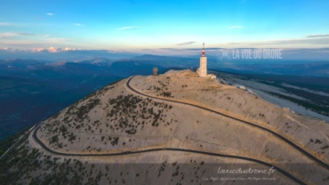 Le Mont Ventoux, coucher de soleil