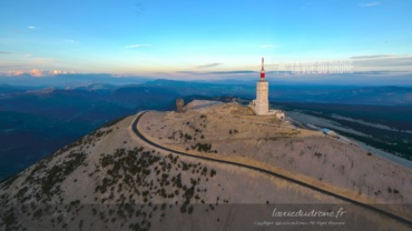 Le Mont Ventoux, coucher de soleil